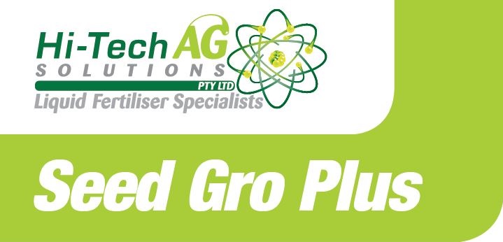 Seed Gro Plus, high tech solutions label.